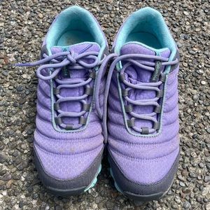 COLUMBIA OMNI GRIP Waterproof Sneakers Tennis Lace Up Hiking Purple - Size 6